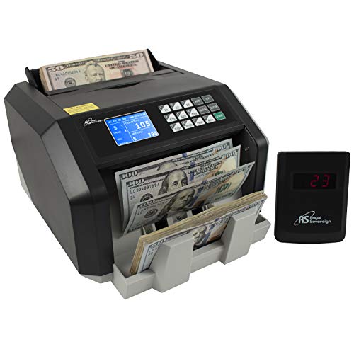Royal Sovereign High Speed Money Counting Machine, with UV, MG, IR Counterfeit Bill Detector & Value Counting (RBC-ES250)