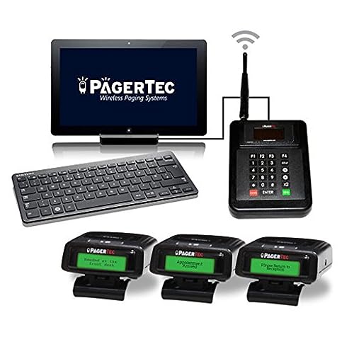 Paging Shop AlphaTXT Staff Paging System (Set of 12 Pagers) with Software Included