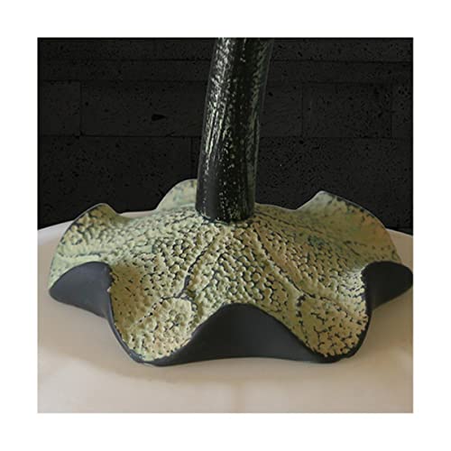 VejiA Chinese Lotus Floor Lamp - Vintage Resin Standing Reading Light