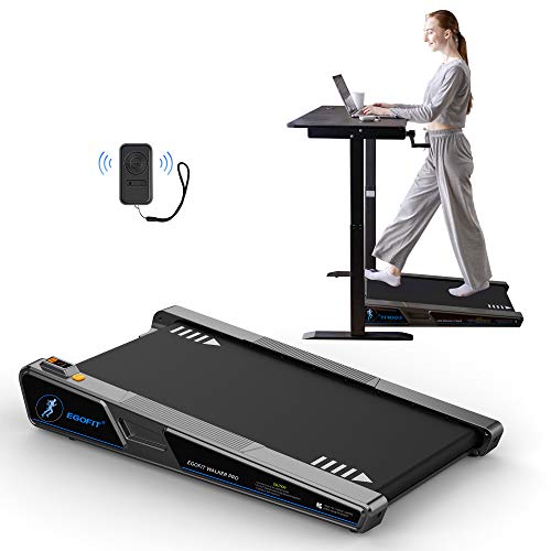 Egofit Walker Pro Smallest Under Desk Electric Walking Treadmill for Home, Small & Compact Treadmill to Fit Desk Perfectly and Home & Office with APP & Remote Control