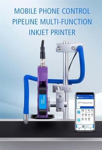 ZIRRFA 12.7mm Thermal Inkjet Printer for QR Batch Code and Expiry Date Label Printing