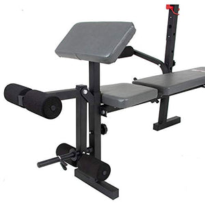 Body Champ Standard Weight Bench, Exercise and Weightlifting Bench, Adjustable Incline Seat