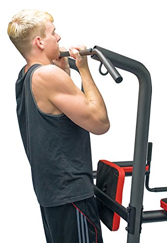 Health Gear CFT2.0 Functional Fitness Gym Style Training Power Tower & Adjustable Workout Bench System for Pull Ups and Dips