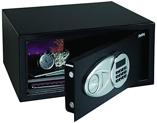 Fire King LT1507 Laptop Size Electronic Fire Safe with Key, 19.6 lbs, 1.2 Cu. Ft., Light Gray