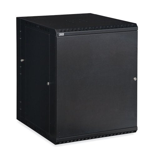 Kendall Howard 15U LINIER Swing-Out Wall Mount Cabinet with Solid Door