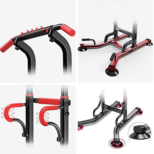 JYMBK Home Gym Tower Body Building Chin Up Stand Pull Up Bar, Power Tower Pull Up & Dip Station, Multi-Function Strength Training Workout Equipment for Full Body