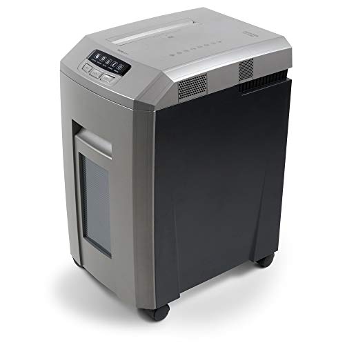 Aurora 15-Sheet Professional Grade High Security Micro-Cut Paper/CD and Credit Card Shredder, Heavy Duty 60 Minutes Continuous Running Time, Large Size 8.5-Gallon pullout Basket, Easy Mobility