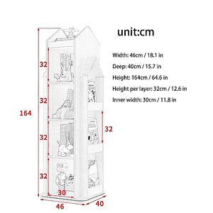 NeziH Castle Shape Children's Bookcase Organizer