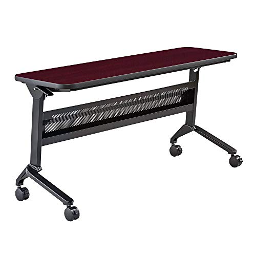 Safco Products Flip-N-Go Training Table, Regal Mahogany