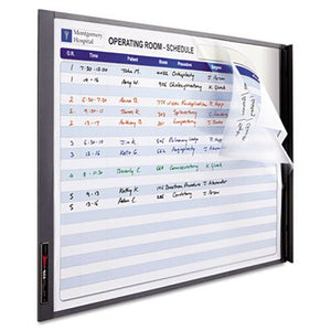 Quartet InView Custom Total Erase Writing Surface Whiteboard - 47.5 x 35 in.