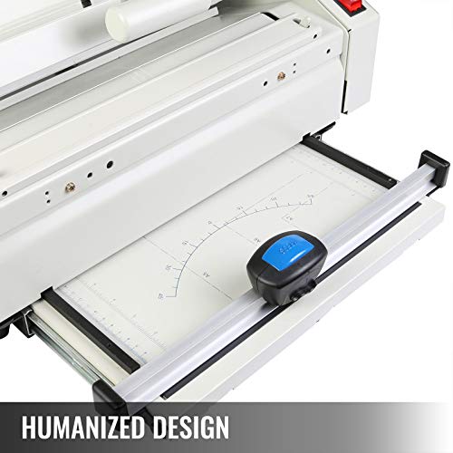 VEVOR Wireless Glue Book Binding Machine A4 Manual Hot Glue Book Binder 110V with Milling Spine Rougher Binding Machine for Paper Books Albums Notebook