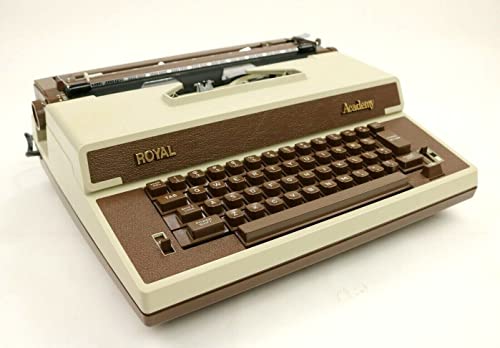 Around The Office Royal Academy Electric Typewriter with Ribbons, Dust Cover, and Calculator (Renewed)