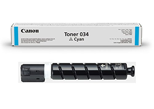 Canon 034 Toner Cartridge (Cyan, 1 Pack) in Retail Packaging