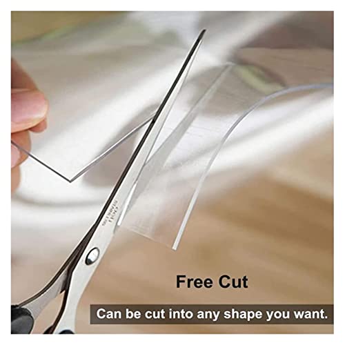 YUYI Clear PVC Desk Chair Mat 1.5mm - Floor Protector Waterproof Non-slip Mat