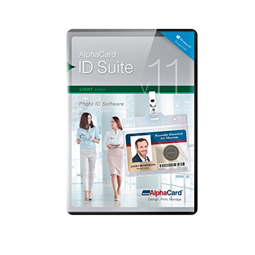 AlphaCard Compass Complete Photo ID Card Printer System with AlphaCard ID Software