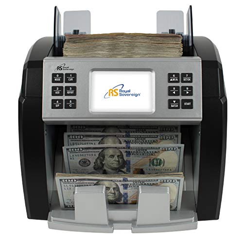 Royal Sovereign, RSIRBCEP1600, RBC-EP1600 Bank Grade Counter, 1 Each, Black