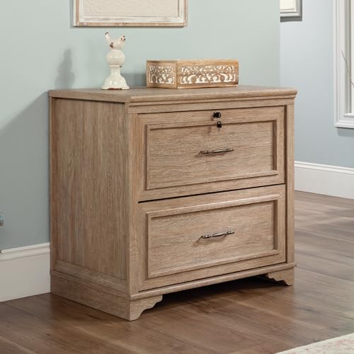 Sauder Rollingwood Lateral File Cabinet, Brushed Oak Finish, 31.5" x 20.0" x 29.76