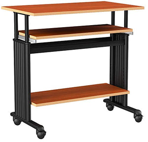 Safco Products 1926CY Muv Adjustable-Height Desk, Cherry