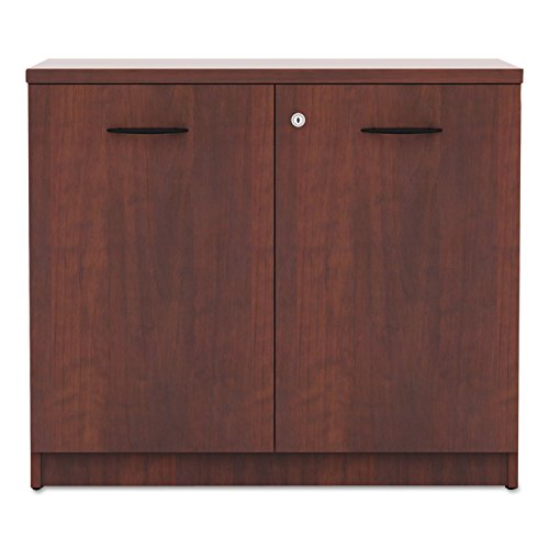 Alera Valencia Series Storage Cabinet, Medium Cherry
