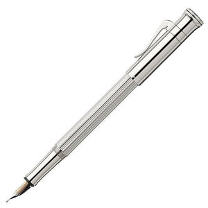 Graf von Faber-Castell Classic Fountain Pen, Silver .925, 148570 - F
