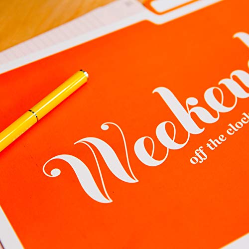 Knock Knock Days of the Week File Folders Set, Daily / Weekly Organizer Files (Set of 6, 11.5 x 9-inches)