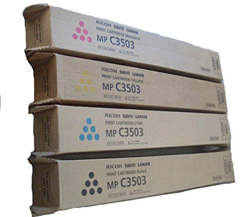 Ricoh Brand OEM MP C3503 Toner High Yield Set
