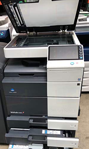 Konica Minolta BizHub C654 A3 Color Laser Multifunction Copier - 65ppm, Copy, Print, Scan, Internet Fax, Auto Duplex, Network, 1800 x 600 DPI, 2 Trays, Cabinet