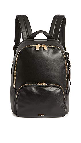 TUMI - Voyageur Hannah Leather Laptop Backpack - 13 Inch Computer Bag for Women - Black