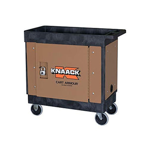 KNAACK Portable Utility Cart Security Paneling - Heavy-Duty Steel, 16-Gauge - 2.5 x 2.5 x 5.5 in