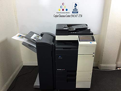 Konica Minolta Bizhub C224 Copier Printer Scanner Finisher Low 89k w/ 7k Color (Certified Refurbished)