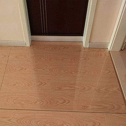 XOUVY Transparent Plastic Carpet Protector Chair Mat for Hardwood Floor - Waterproof, Cuttable, Size: 120x800cm