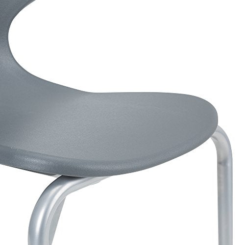Learniture Profile Series School Chair, 18" Seat Height, Graphite, LNT-PRO18GP (Pack of 4)