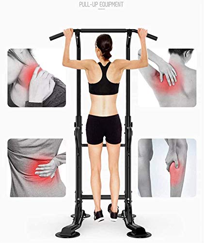 SJNQJJ Pull Ups Strength Training Equipment Strength Training Dip Lift Dip Bar Push-Up Exercise Stands for Home Office Gym Eternal