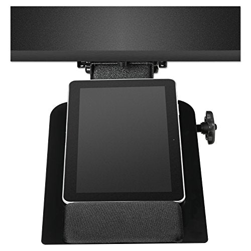Kelly Computer Supply 17950 Adjustable Under Desk Mount Mouse Platform, 9-1/2 x 11, Black