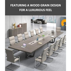 KAGUYASU Large Conference Table for Office Meeting Room (19.7FT)