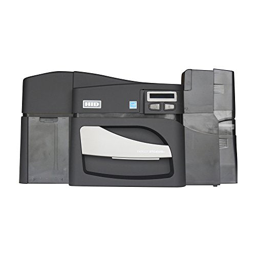 Fargo DTC4500e Dual side ID Card Printer & Supplies Bundle with Card Imaging Software