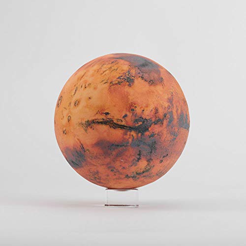 AstroReality Mars Pro | Mars Globe | Solar System Model, Martian Planet | 3D Printed, 4.72" | Paired with Augmented Reality App | Educational Science Aid | Educational Gift