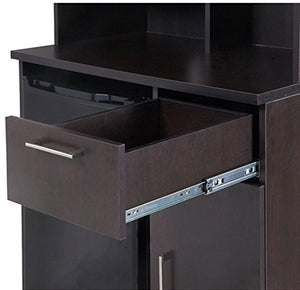 Breaktime 1 Piece Group Model 2091 Break Room Lunch Room Cabinet"Ready-To-Install/Ready-To-Use", Color Espresso