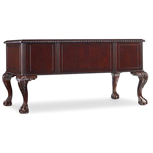 Hooker Furniture Ball and Claw Computer Desk in Dark Cherry