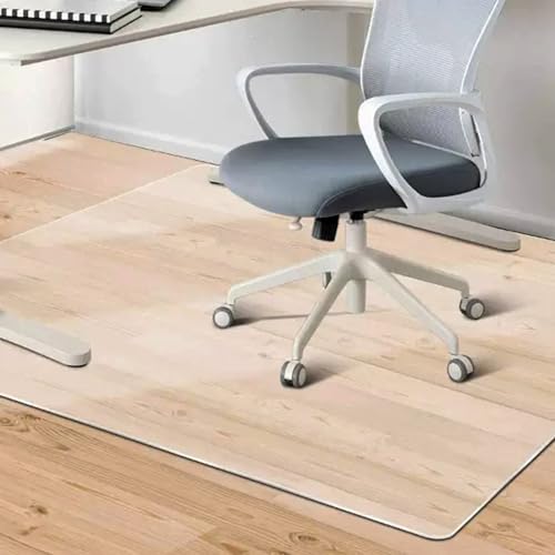 MOGGED PVC Computer Chair Mat for Hard Floors/Tile/Carpet, Clear Floor Runner, Customizable Size - 140cmx600cm