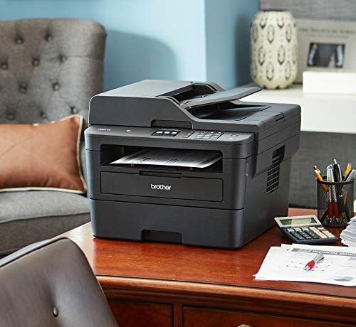 Brother MFCL2750DW Monochrome All-in-One Wireless Laser Printer, Duplex Copy & Scan, Amazon Dash Replenishment Enabled (Renewed)