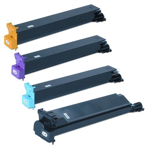 Konica Minolta MagiColor 7450 II Toner Cartridge Set (OEM) Black. Cyan. Magenta. Yellow