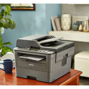 Brother DCP-L2550DW All-in-One AIO Compact Multifunction Wireless Monochrome Laser Printer with Auto-Duplex Deluxe Bundle - Includes - Essential Printer Cleaning Kit
