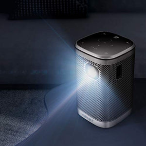 Mini WiFi Projector,VIVIBRIGHT L2 with Synchronize Smart Phone Screen，Palm-Sized 280 ANSI Lumens 480P Portable Projector,Smart Pocket Cinema with 10W Speaker,DLP,100 Inches Pictures,Movie Projector