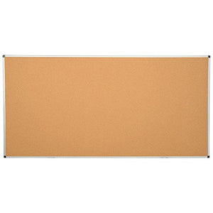 Large Cork Bulletin Board w/Aluminum Frame - 96 x 48
