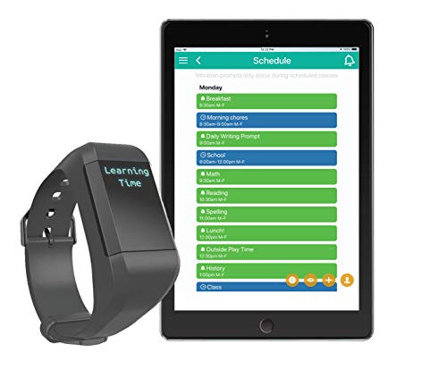Revibe Connect: Vibration Reminder Wristband - Anti-Distraction, Educational Technology, Timer Tool (Connect Regular, Black)