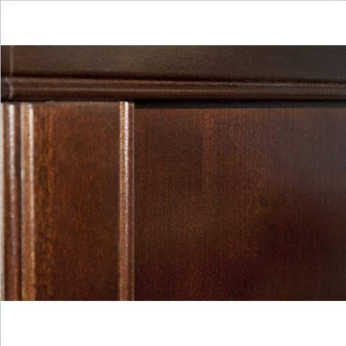 kathy ireland Home by Martin Tribeca Loft Cherry 3 Drawer File/Bookcase - Fully Assembled