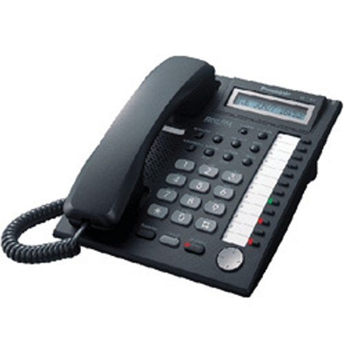 KX-TA824 System, and (6) KX-T7730 Phones Black