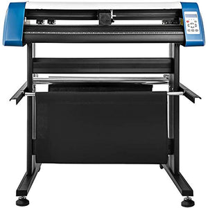 VEVOR Vinyl Cutter 28 Inch Plotter Machine AUTO-Positioning Paper Feed Vinyl Cutter Plotter Speed Adjustable Sign Cutting with Floor Stand & Signmaster Software