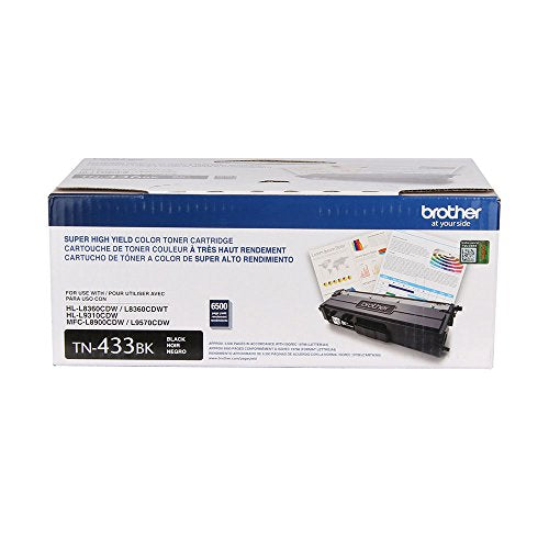 Reseller TN433BK TN433C TN433M TN433Y High Yield Color Toner Cartridge 4-Pack